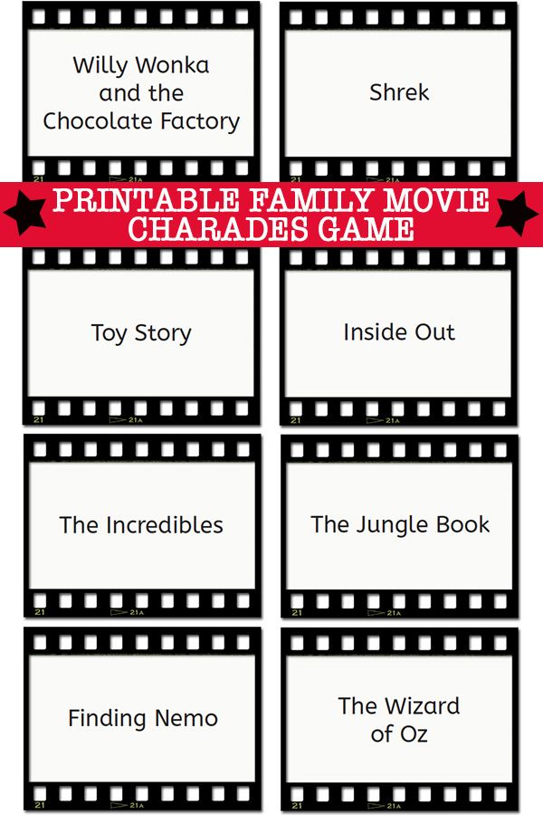 film names for charades