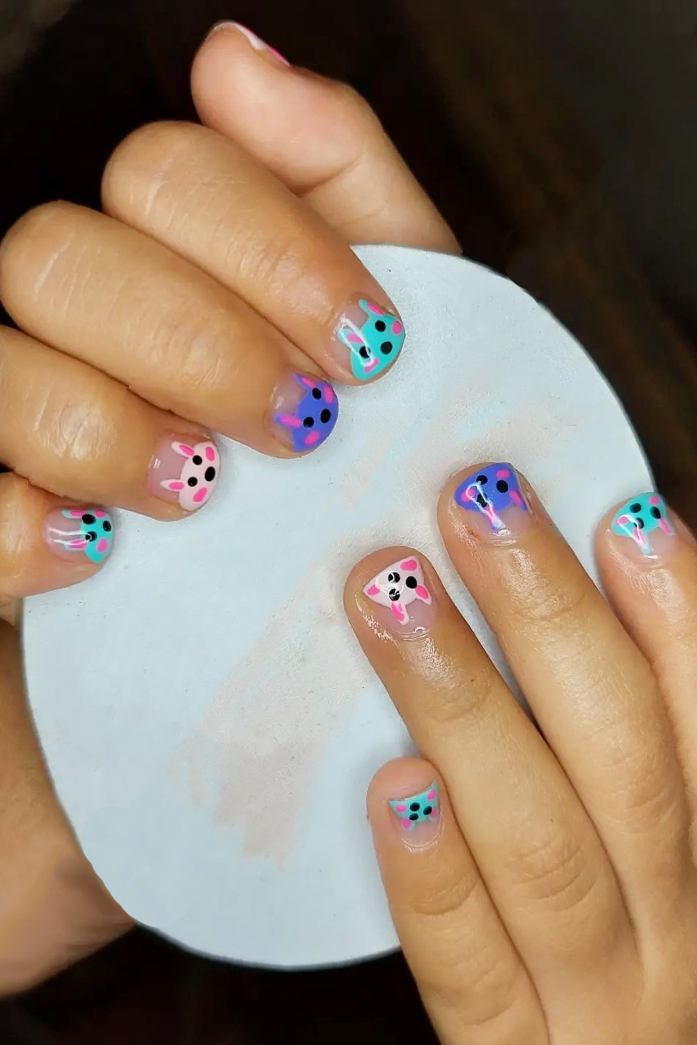 uñas sencillas para niñas