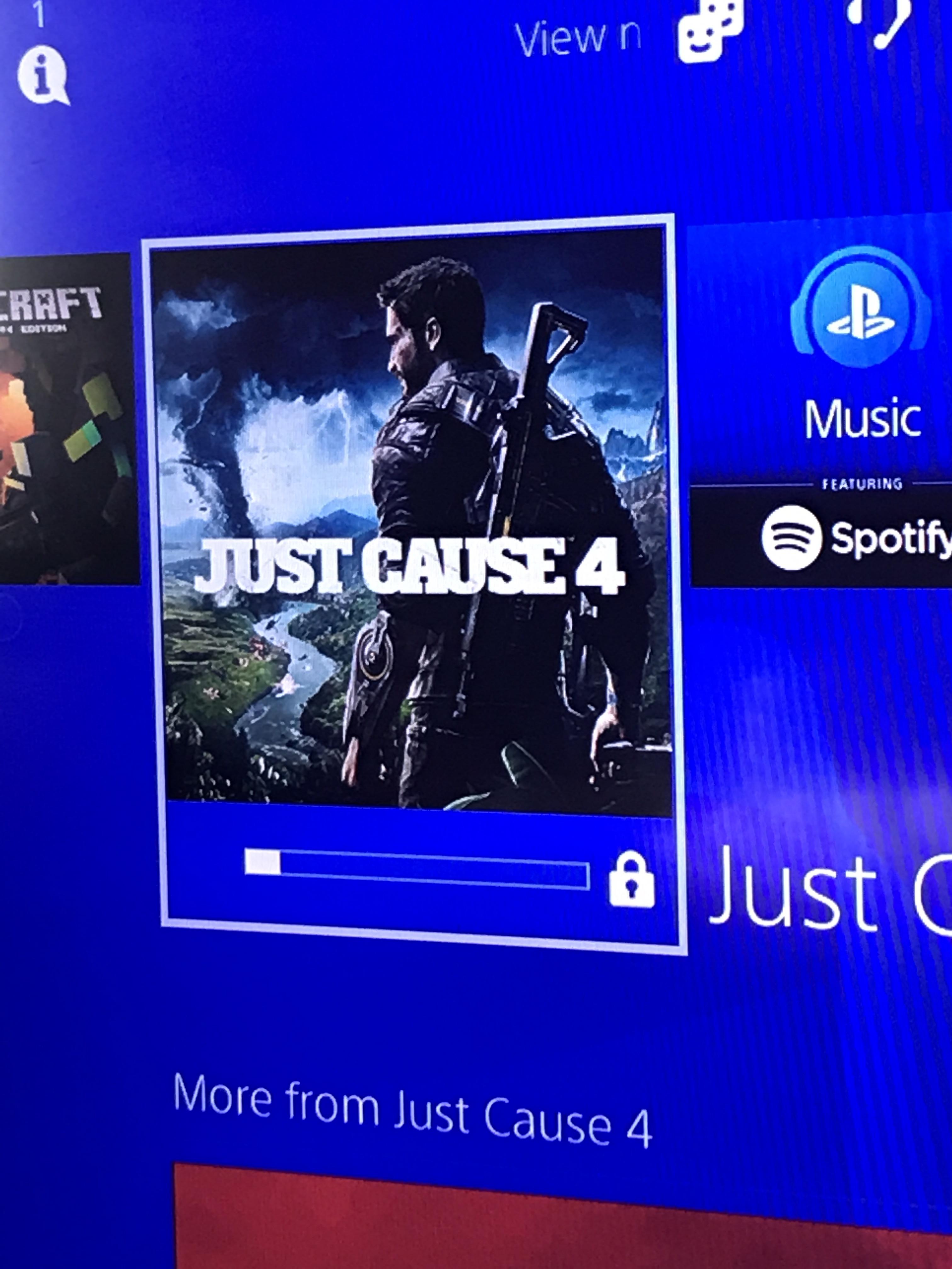 games are locked on ps4