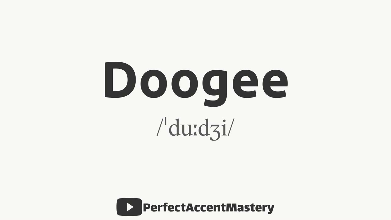 doogee pronunciation