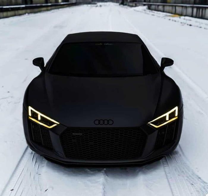 audi r8 matte black