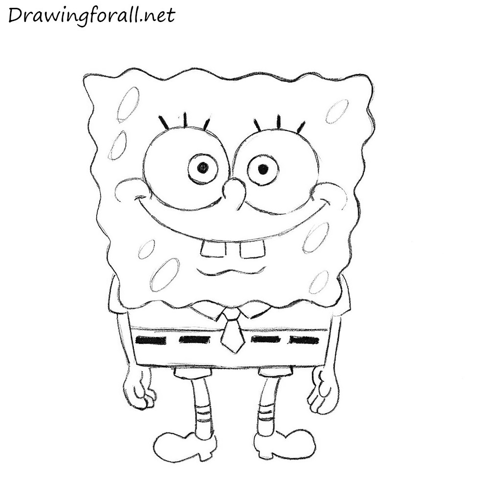 drawings of spongebob