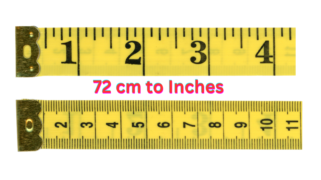 72cm to inch