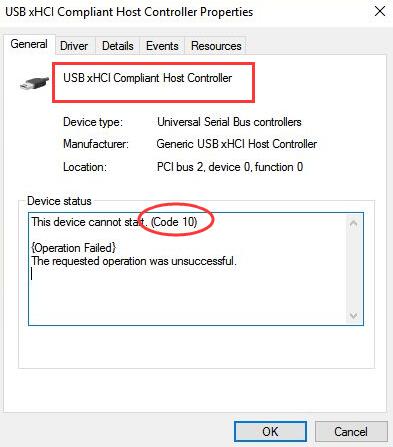 usb xhci compliant host controller