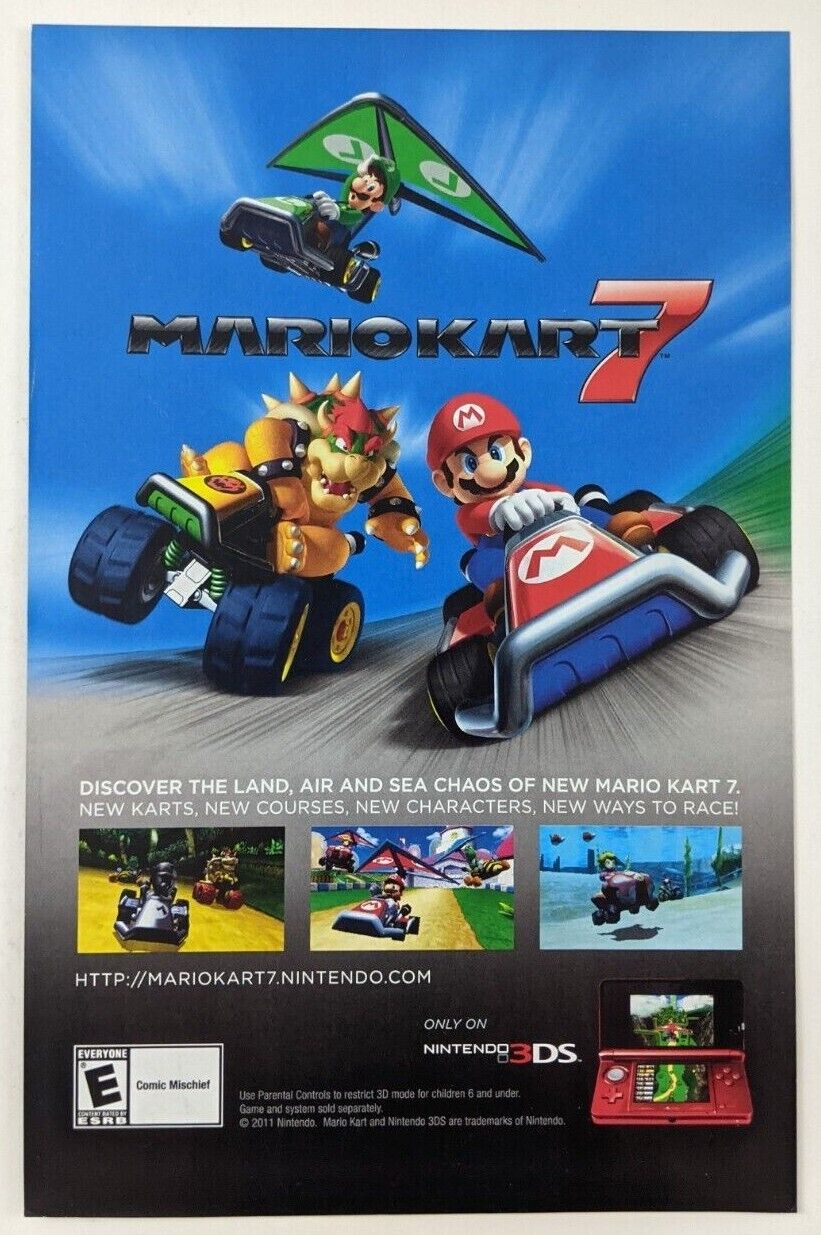 mario kart 7 nintendo 3ds game