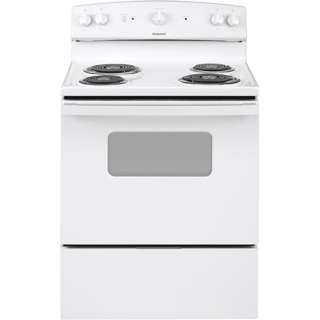 lowes electric range white