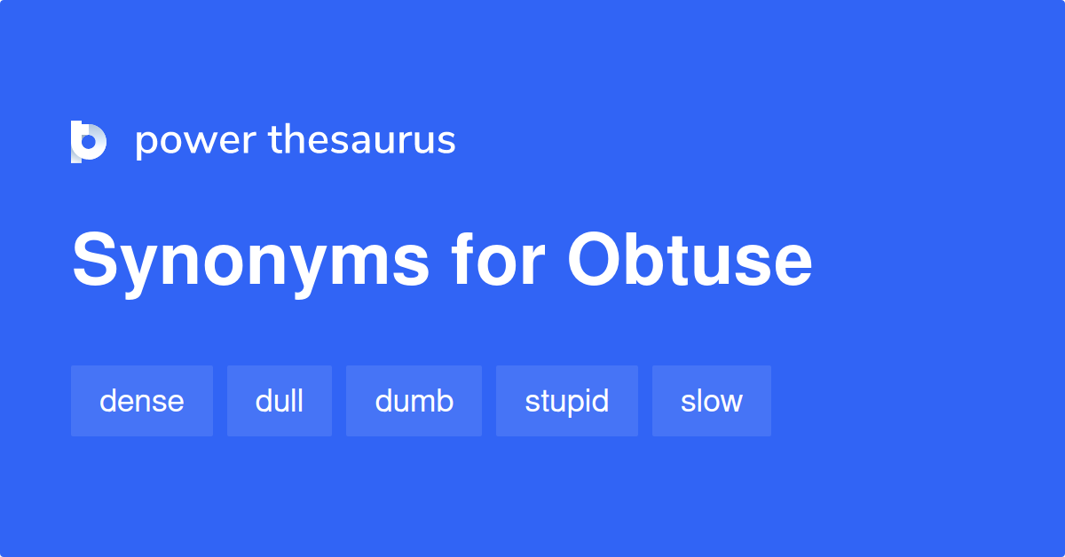 obtuse antonym