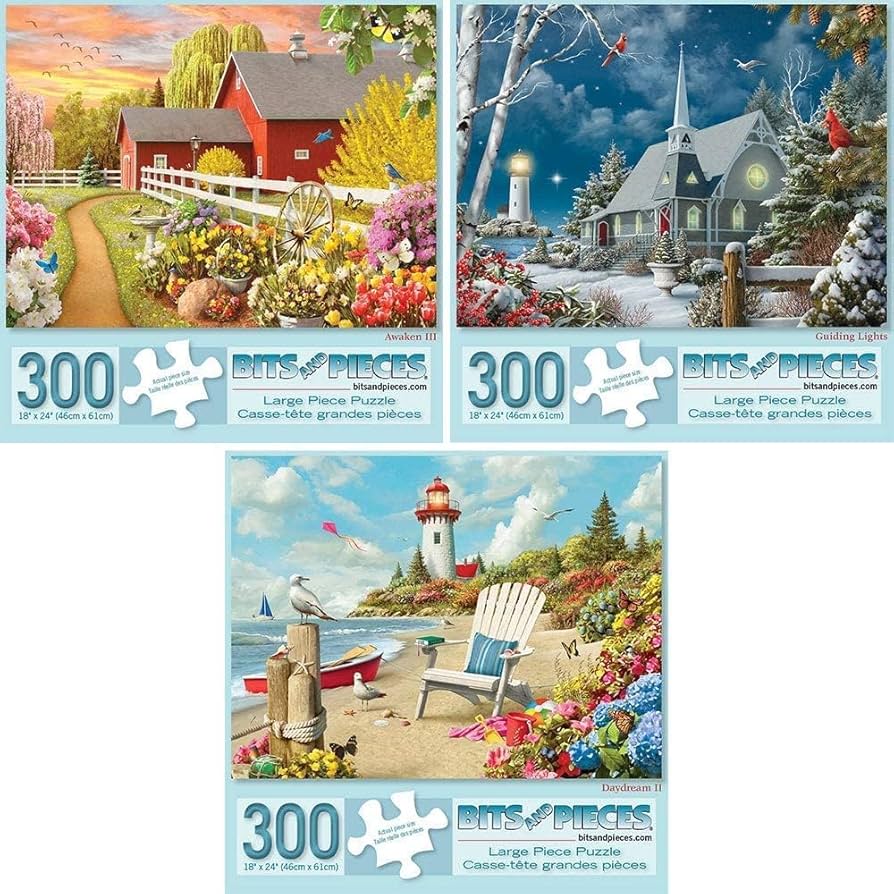 300 piece jigsaw puzzles large pieces