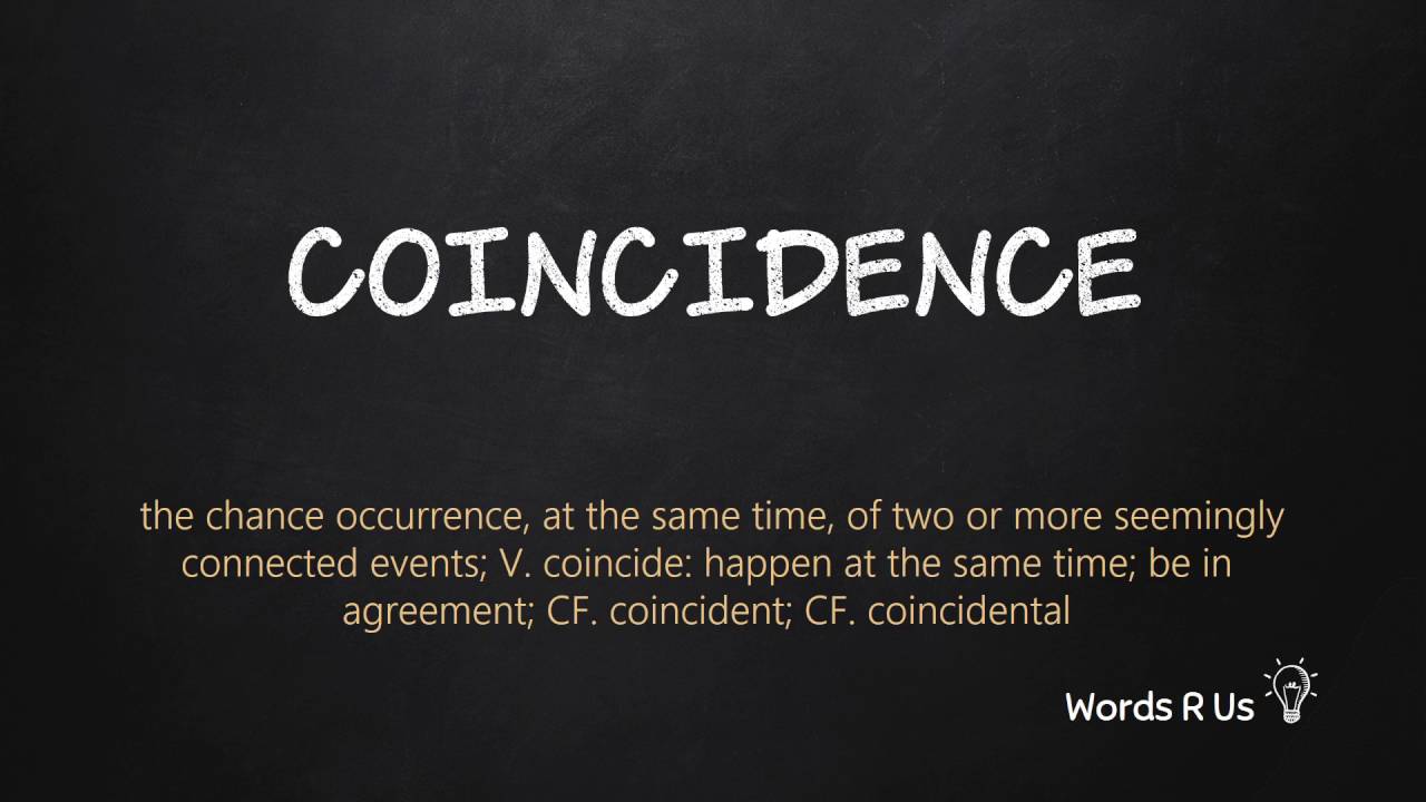 coincidence pronunciation