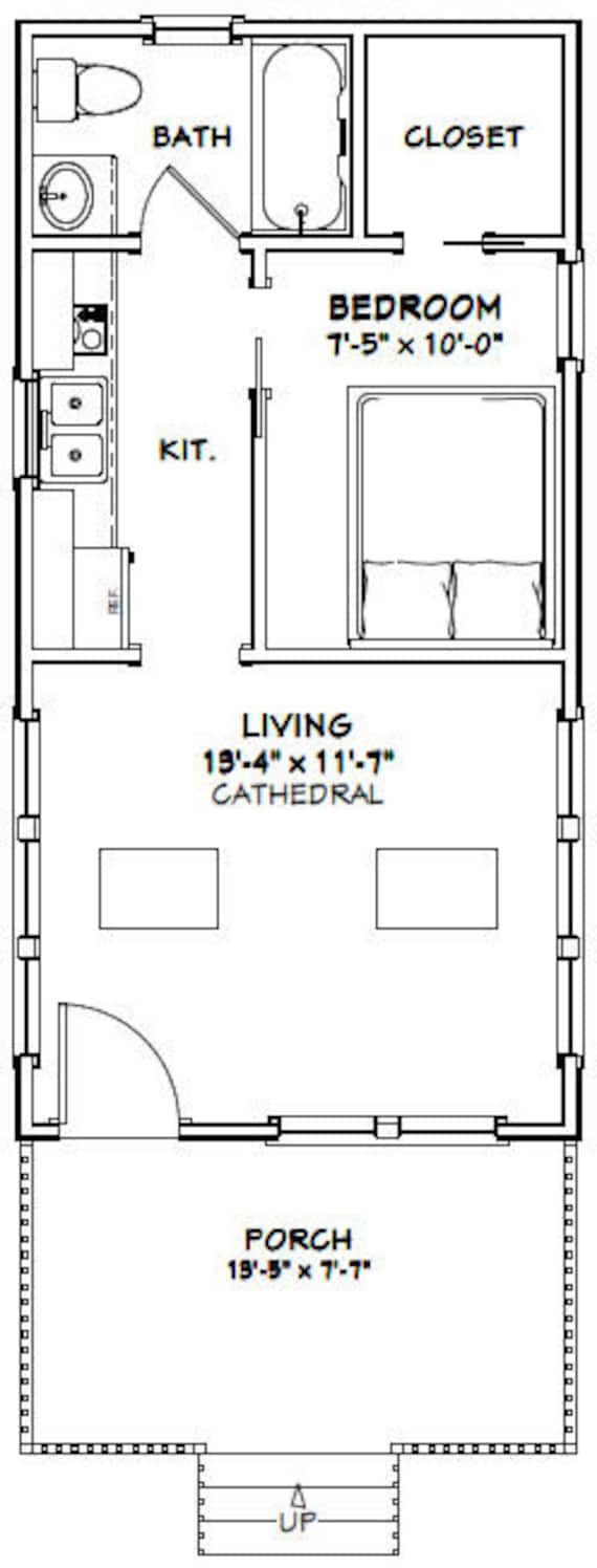 14x28 cabin floor plans