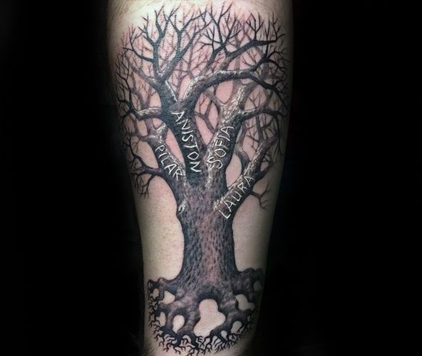 tattoos of a family tree