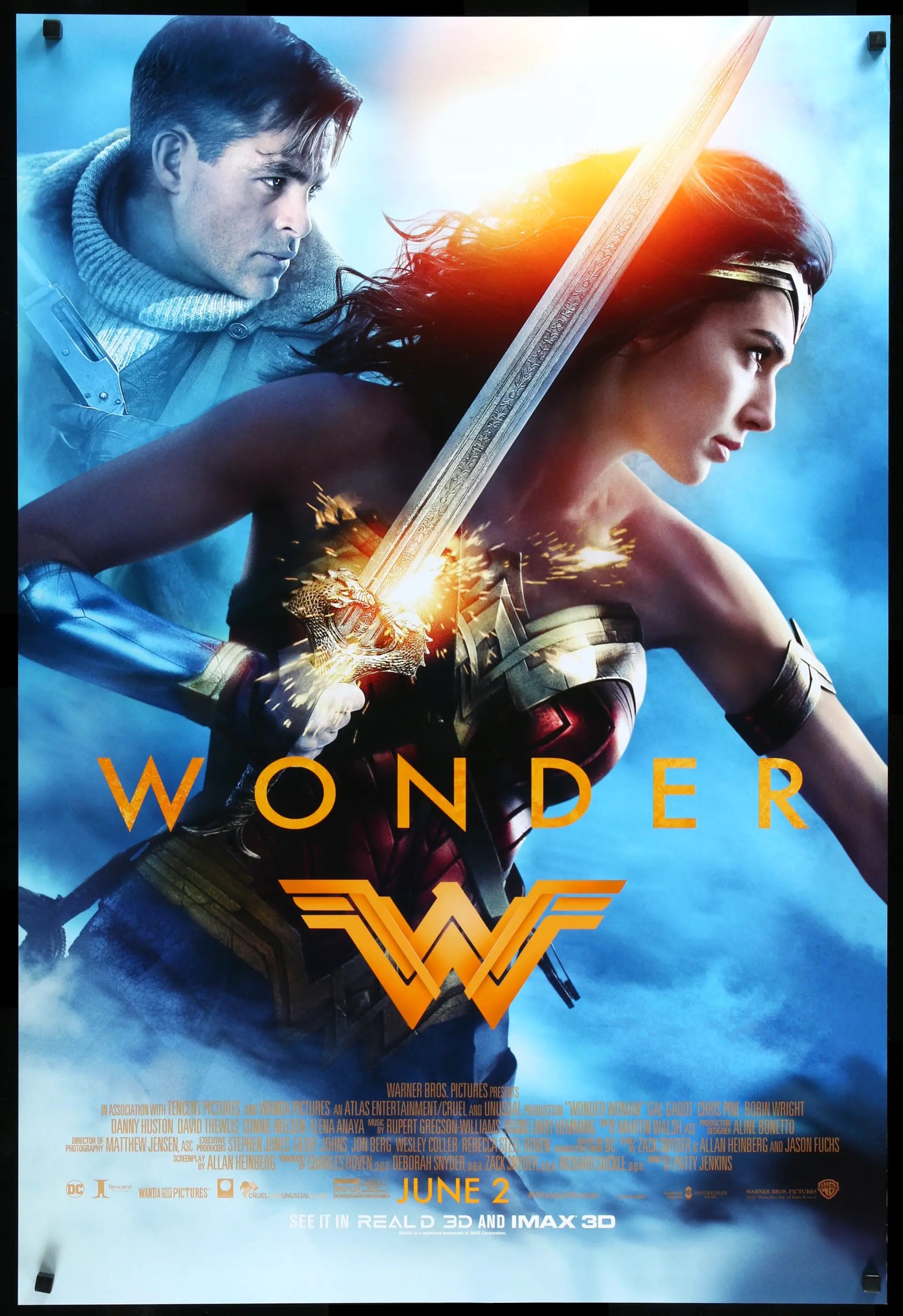 wonder woman movie poster