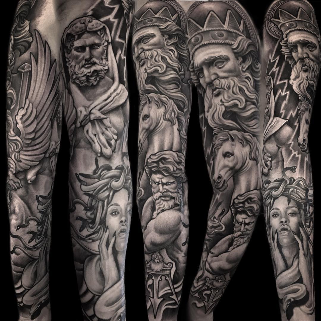 greek mythology gods tattoos