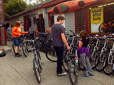 bike rentals in bar harbor maine