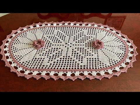 centros de mesa a crochet