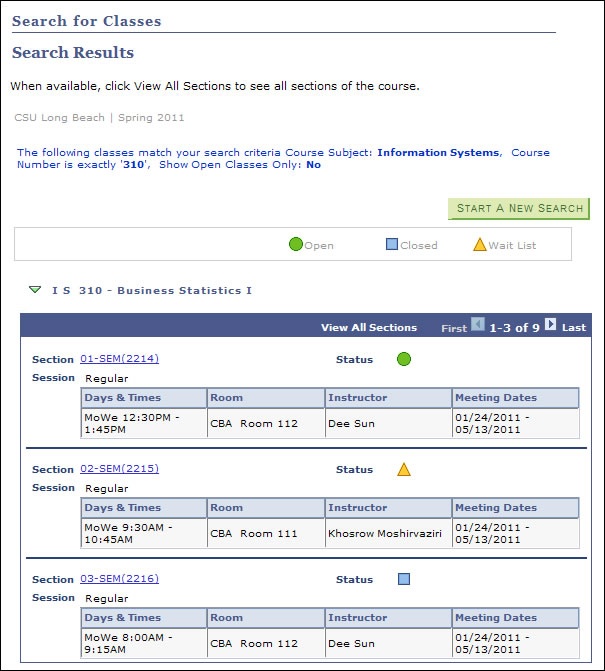 csulb schedule of classes