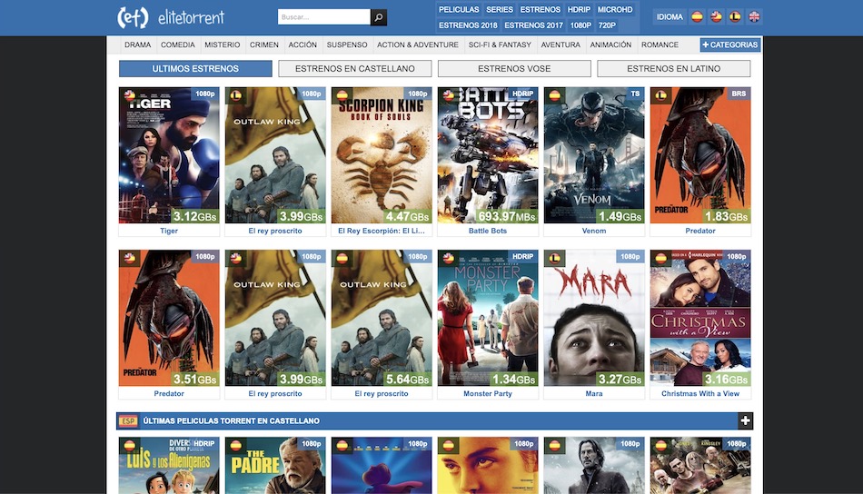 descarga peliculas elitetorrent