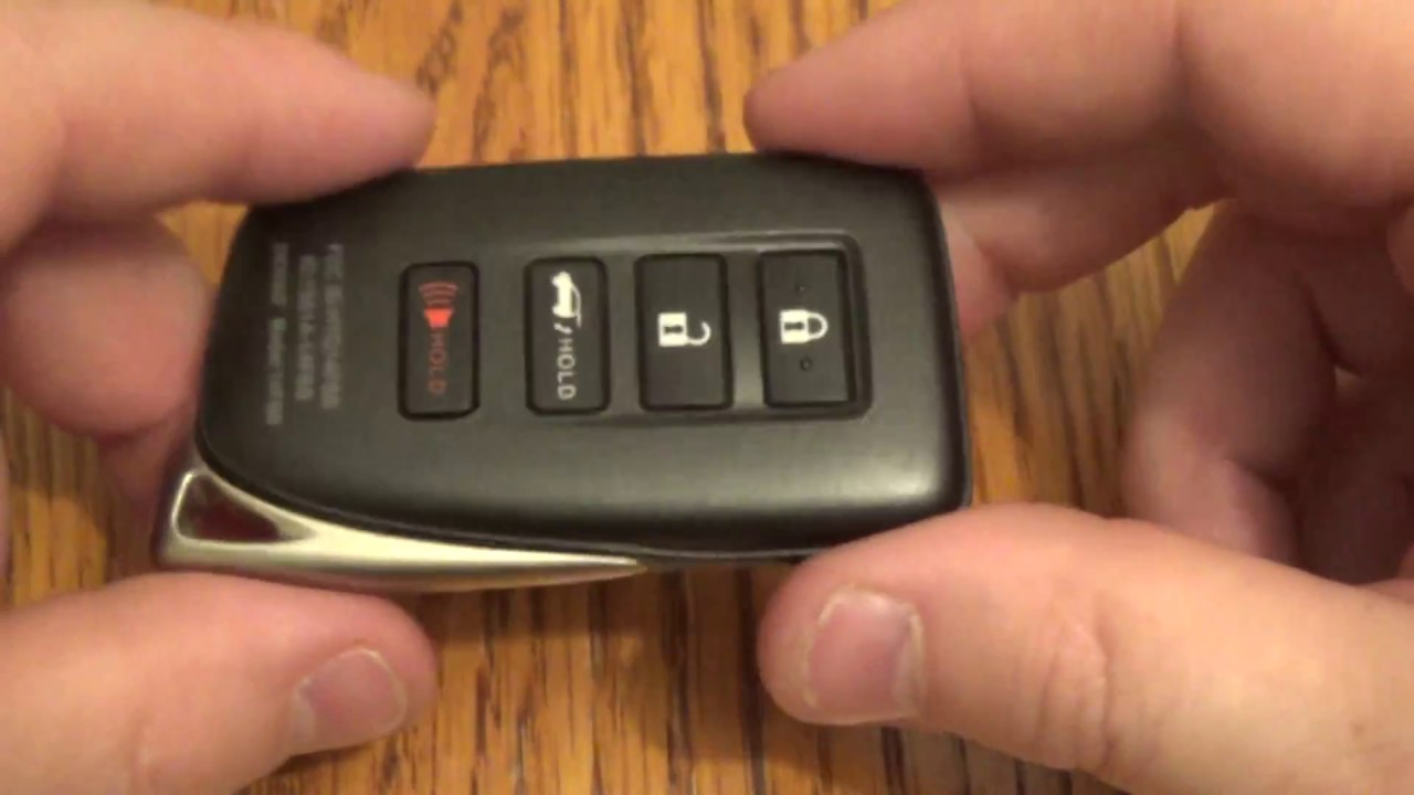 lexus key fob battery replacement