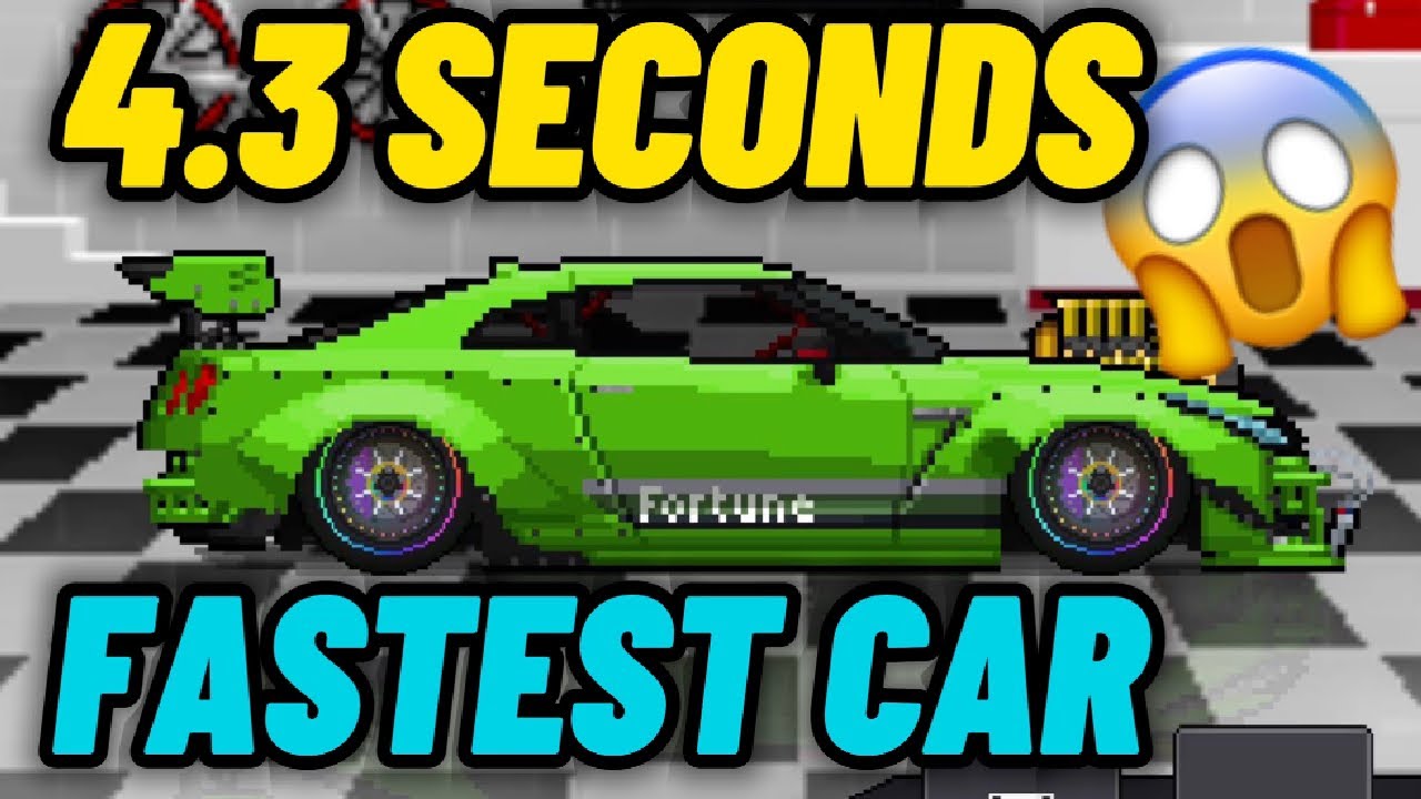 fastest car pixel car racer