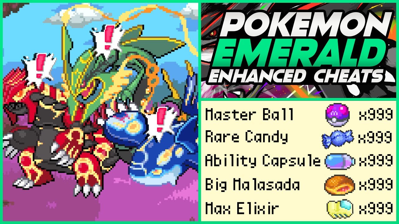 pokemon emerald enhanced cheat