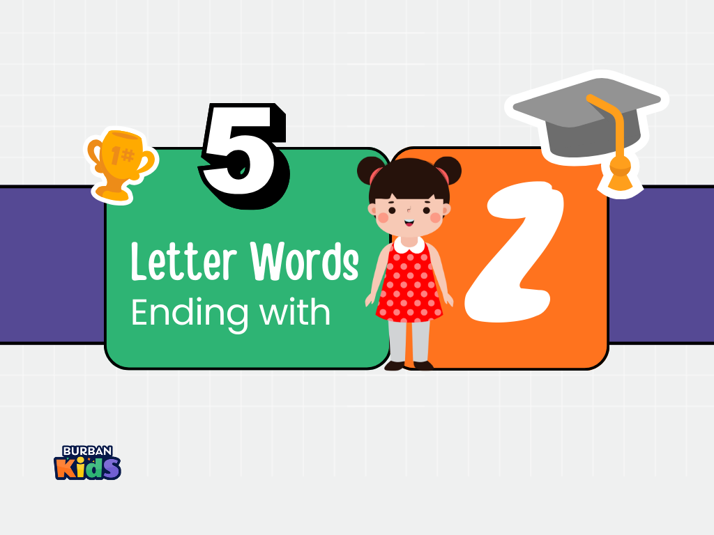 5 letter words ending in z