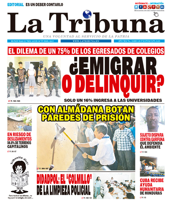 noticias del diario la tribuna de honduras de hoy