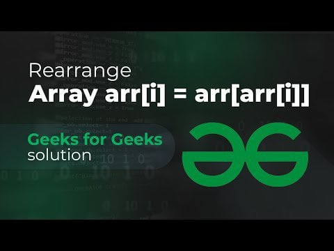 array geeks for geeks