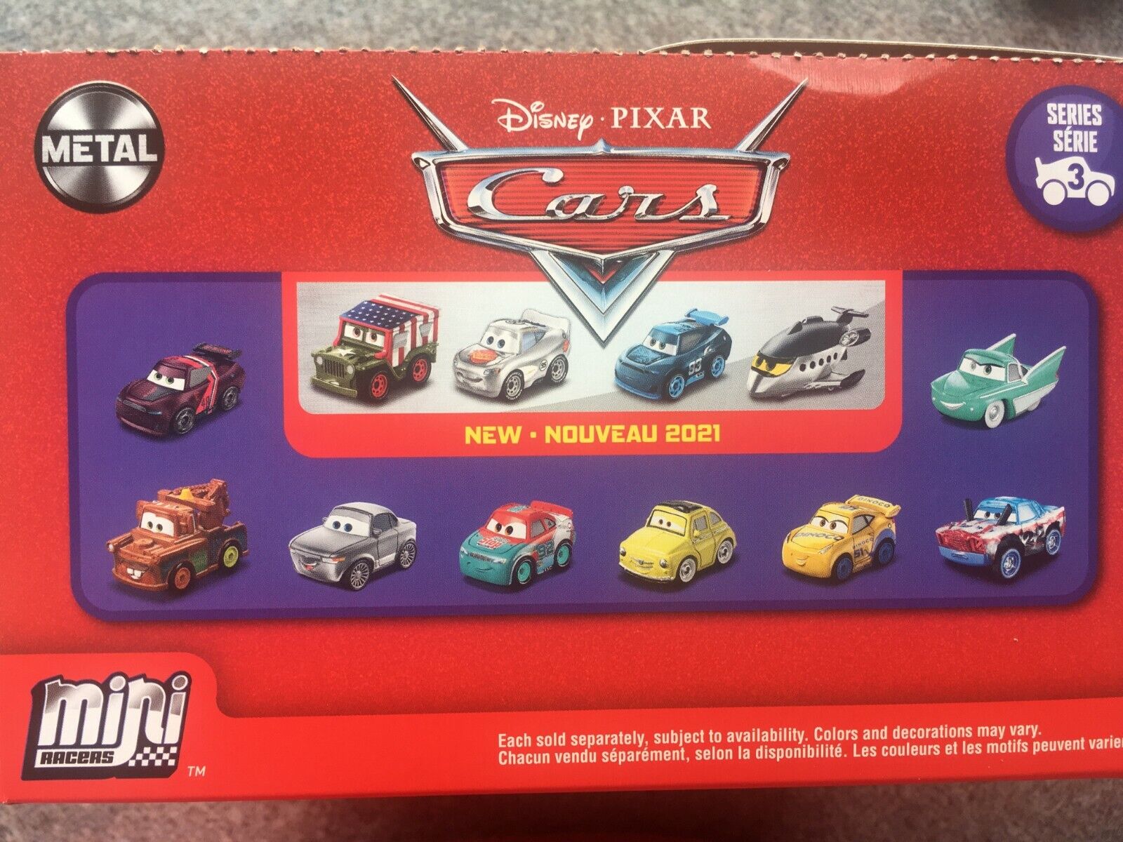 disney cars mini racers