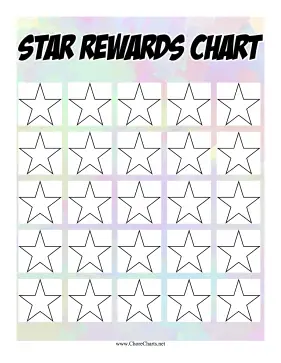 star reward chart printable