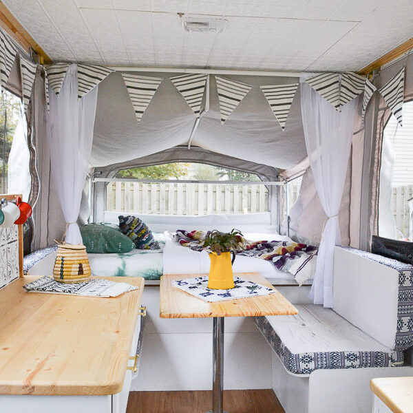 interior pop up camper remodel