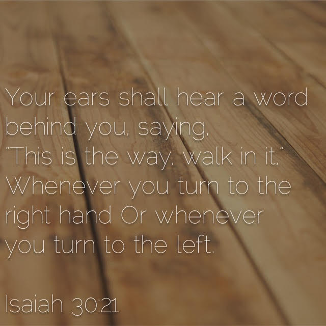 isaiah 30 21 nkjv