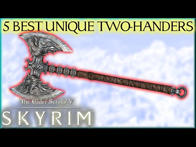 skyrim best two handed sword