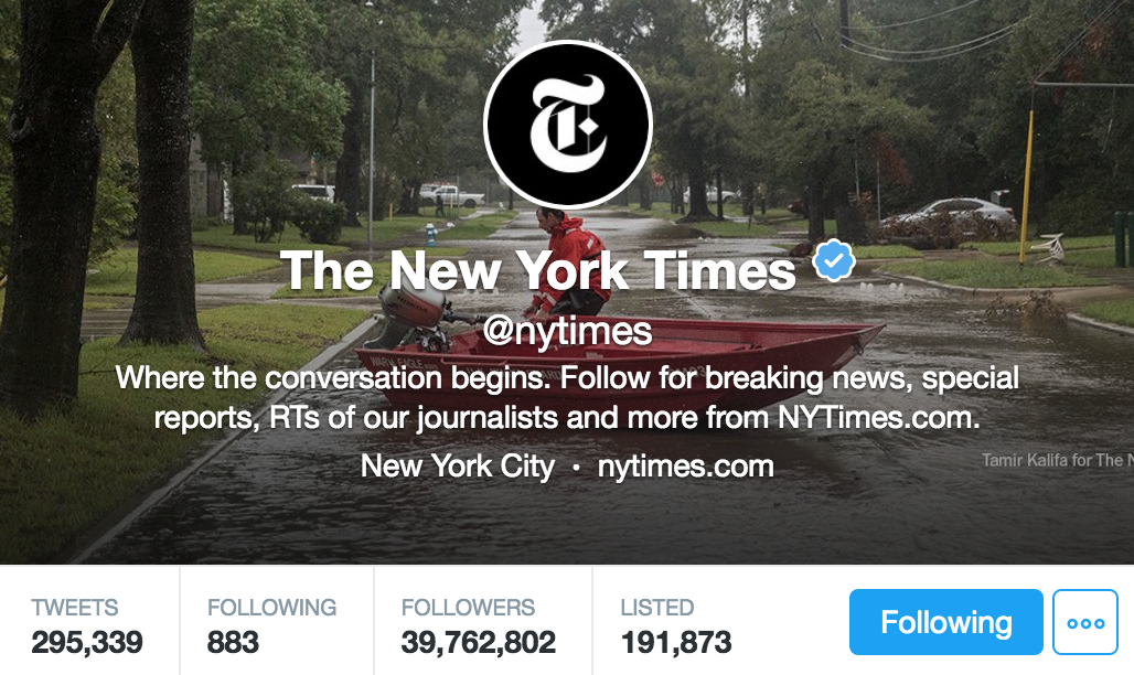 social media button nyt