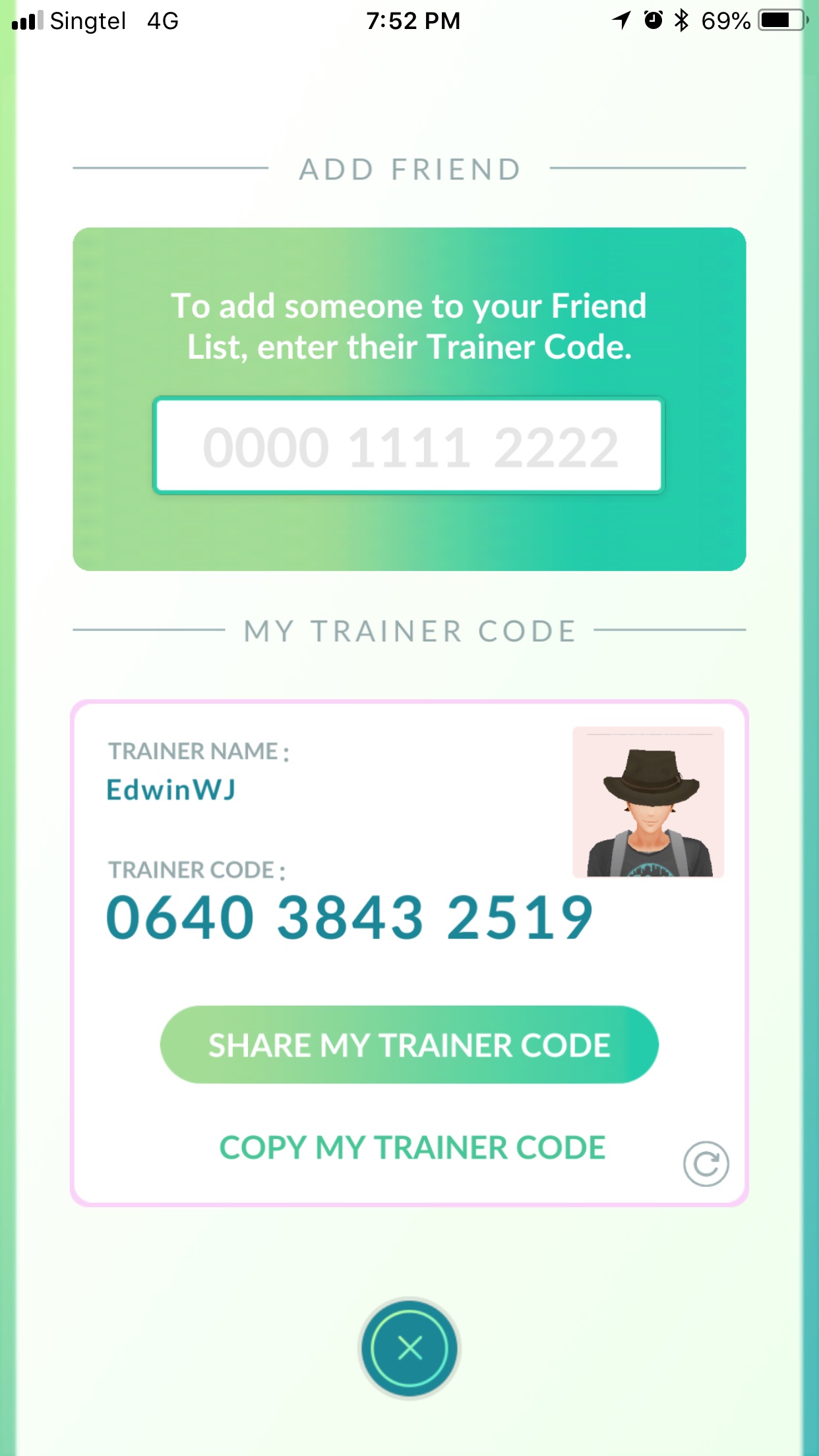 pokemon go friends codes