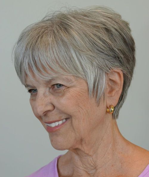 short hairstyles for over 60 women