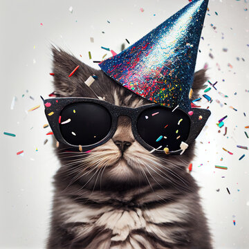 funny cat birthday pictures