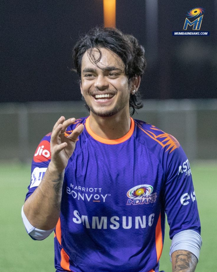 ishan kishan long hair