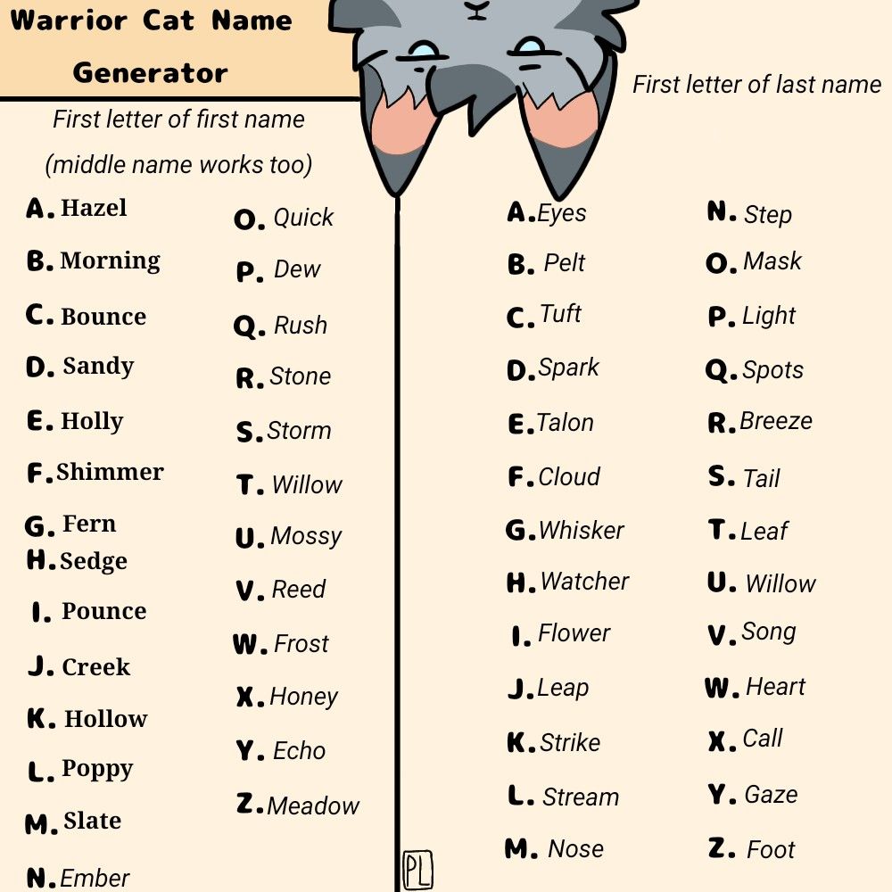 warrior cats generator