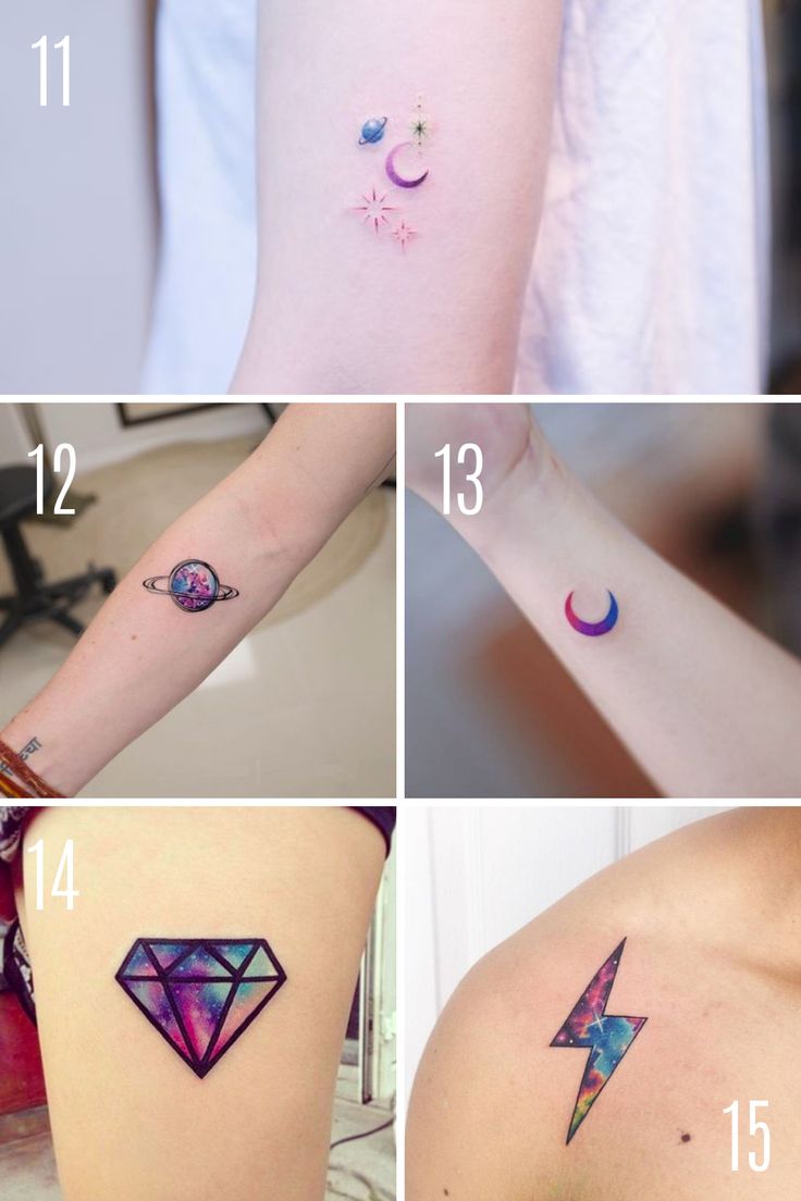 galaxy tattoo ideas