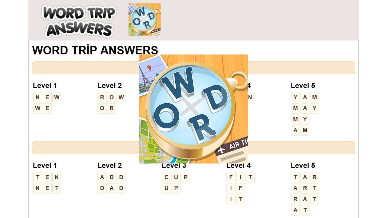 word trip cheats