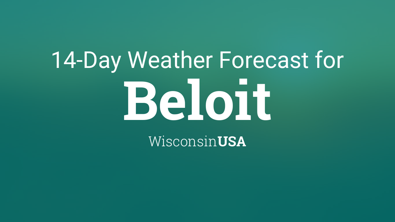 30 day forecast beloit wi