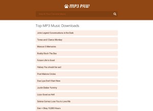 mp3paw com