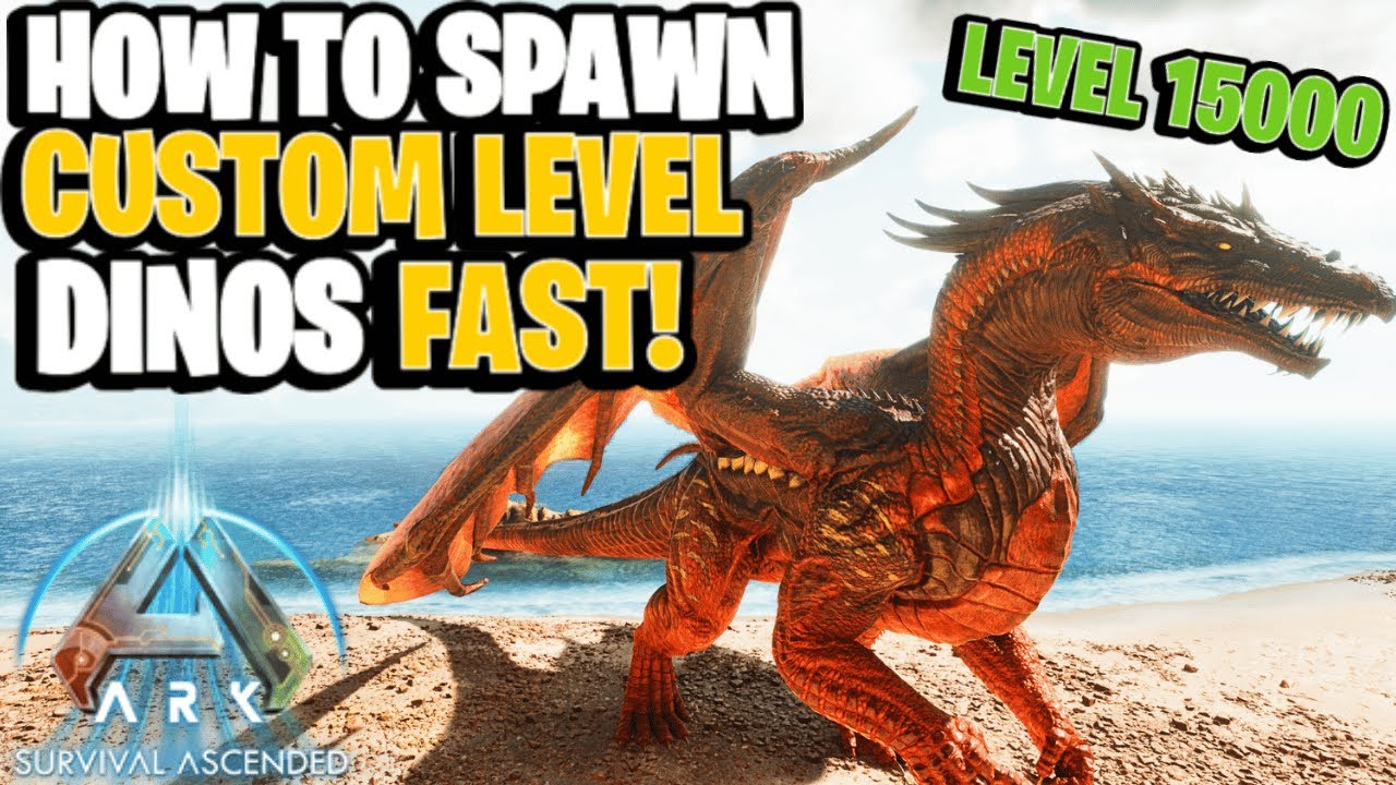 ark survival ascended dino spawn command