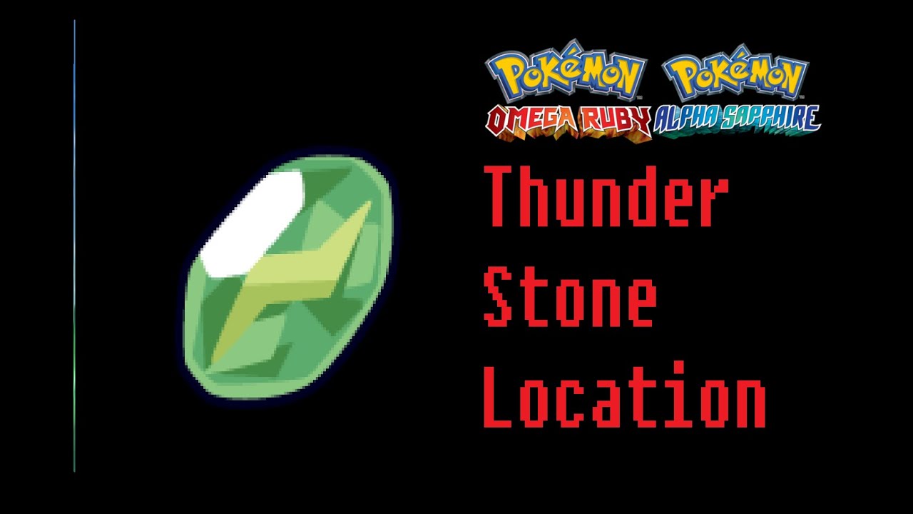 thunderstone pokemon alpha sapphire