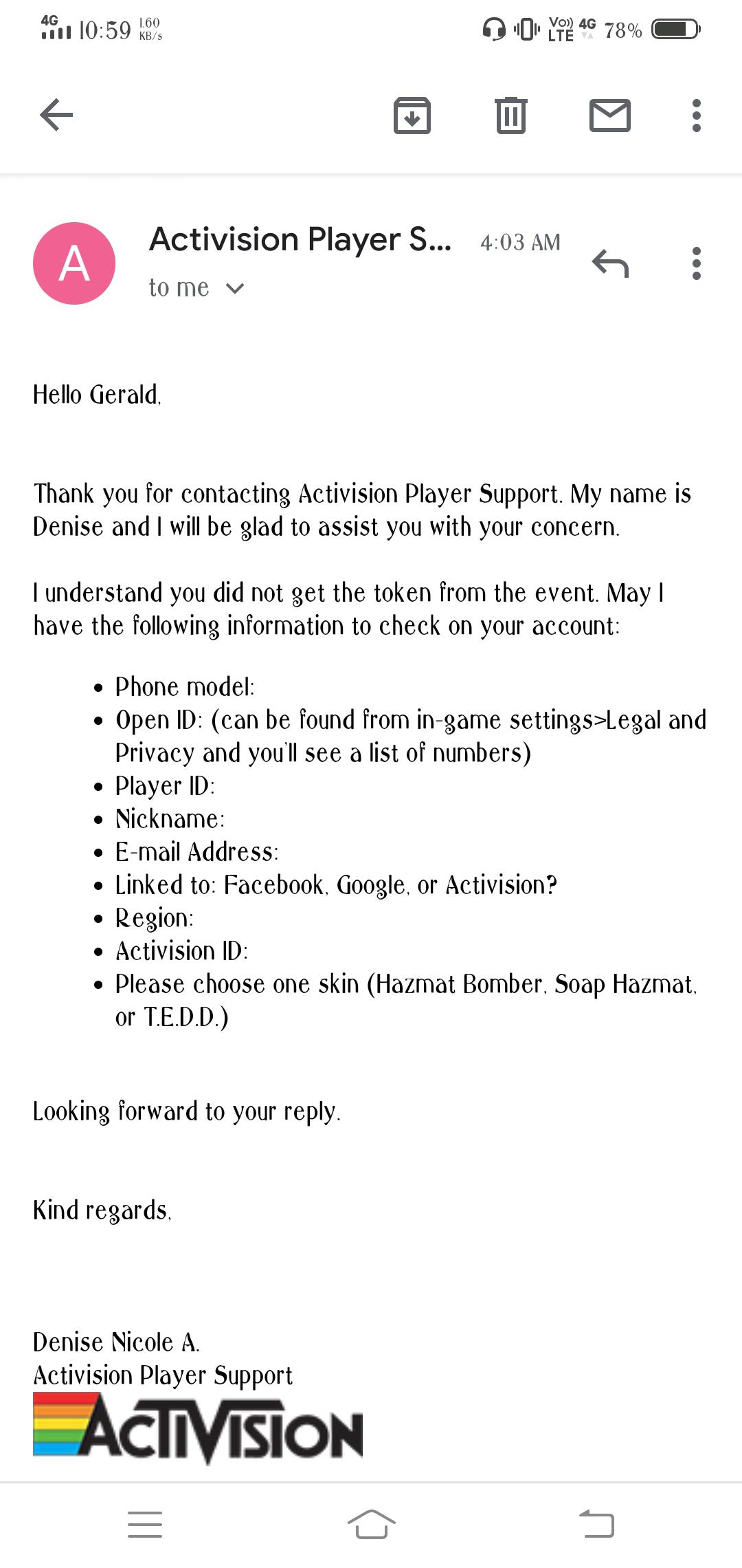 activision support email