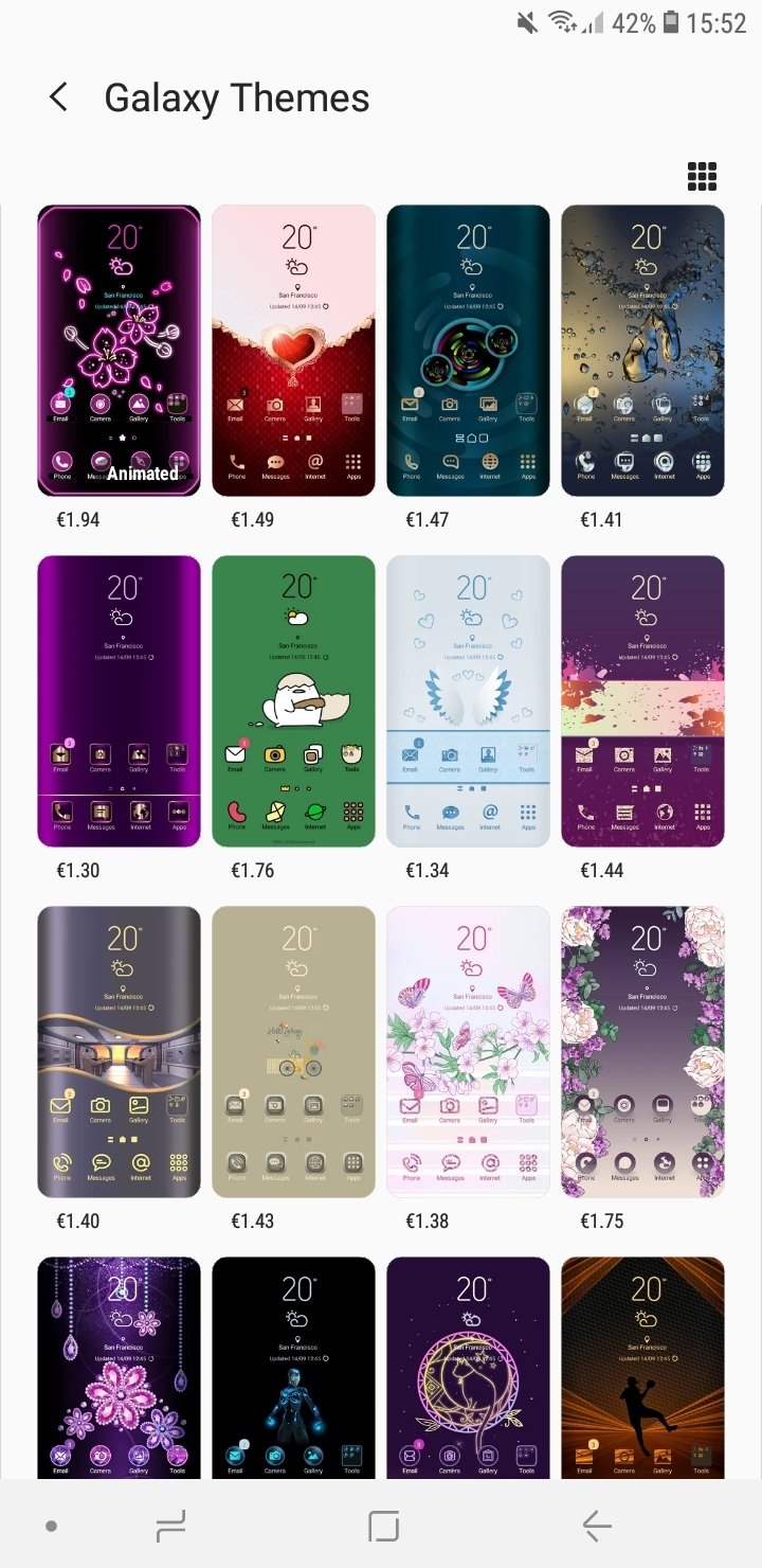 glaxy themes