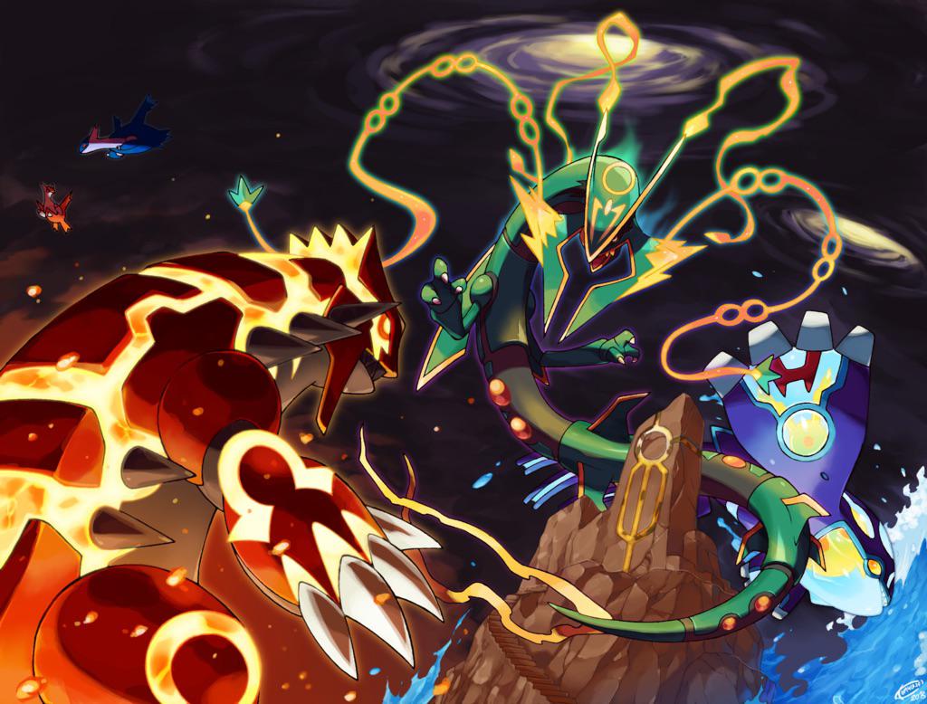 groudon and kyogre and rayquaza