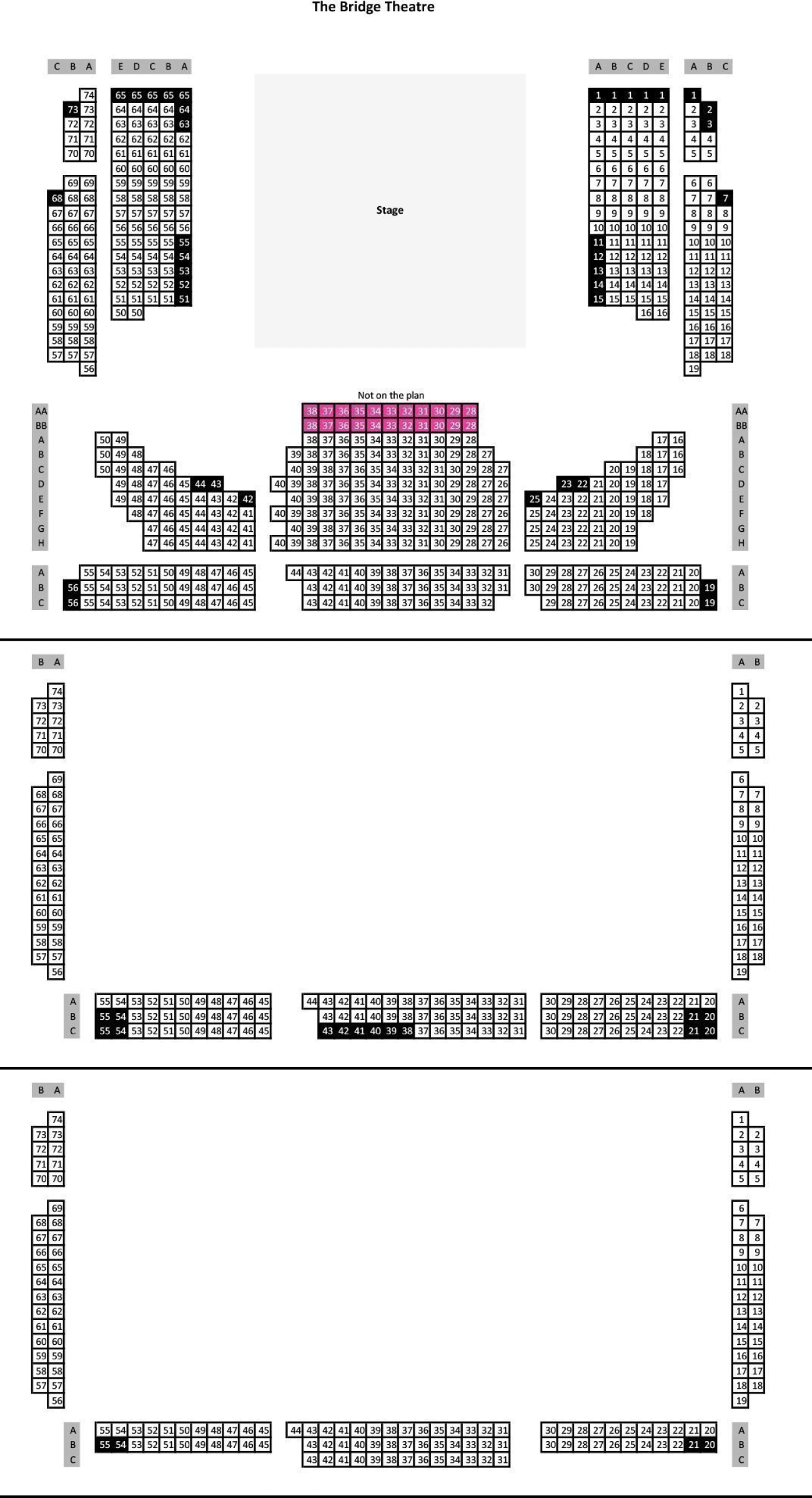 guys and dolls bridge theatre seating plan