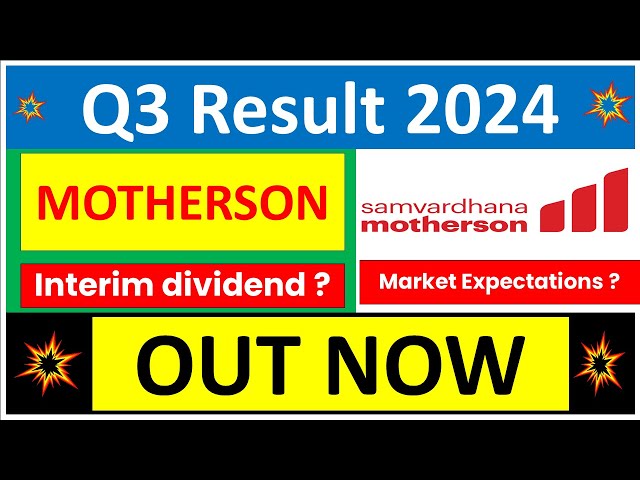 motherson sumi quarterly results