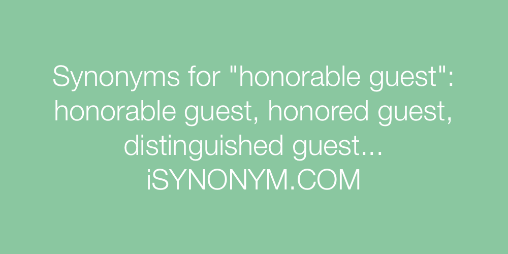 synonym guest